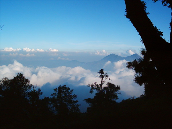 vista desde volcan de agua guatemala