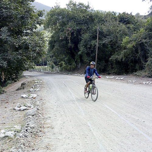 bicicleta en terracería