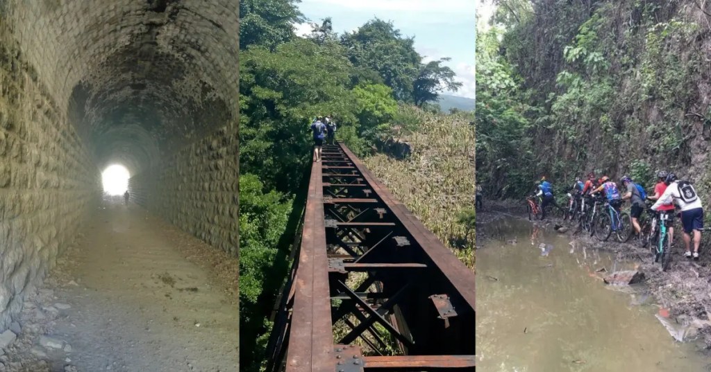 Travesía en bicicleta por los túneles del tren Ipala-Chiquimula