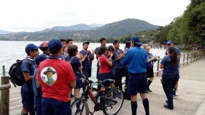 grupo scout cantando amatitlan recorrido guatemala