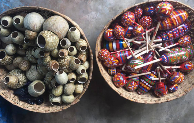 Artesanías de Rabinal elaboradas con&nbsp;morro