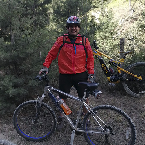 yo en travesia ayarza pedaleros