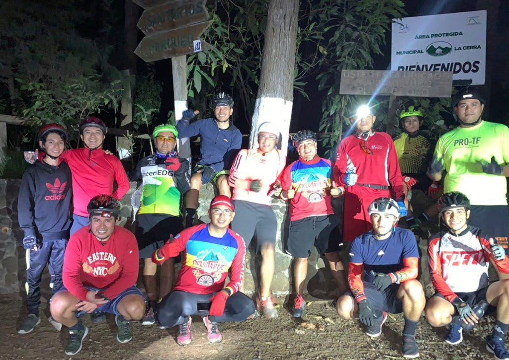 MTB en La Cerra&nbsp;nocturno
