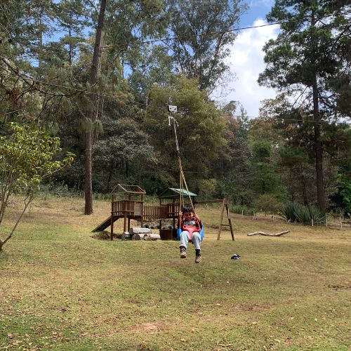 Granja Don Pietro polea y cable