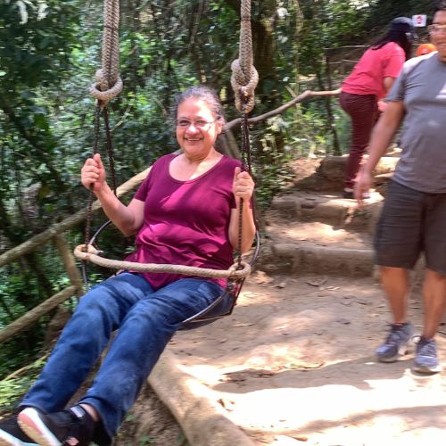 Visita a Cerro Alux parque ecológico columpio gigante